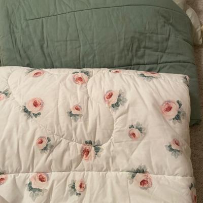 Comforters, pillows and mattress pads