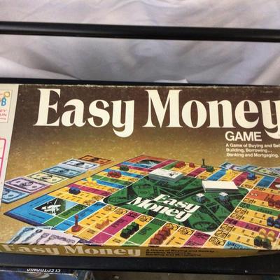 Space Shuttle Pin Ball Machine and Easy Money Board Games.