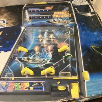 Space Shuttle Pin Ball Machine and Easy Money Board Games.
