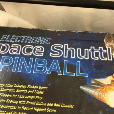 Space Shuttle Pin Ball Machine and Easy Money Board Games.
