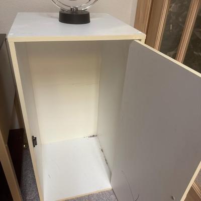 Wall decor, metal cabinet, wood cabinet etc.