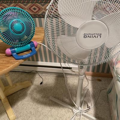 Small Holmes pastel fan & floor oscillating fan