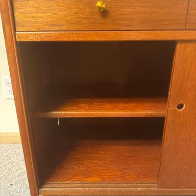 Book case with books and accessories