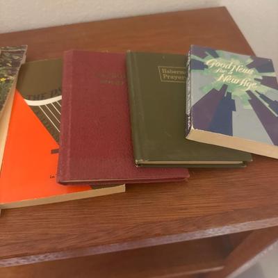 Book case with books and accessories