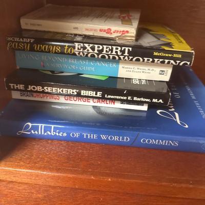 Book case with books and accessories
