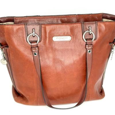 Buttery Soft Brown Leather Coach Bag