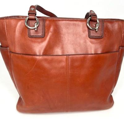 Buttery Soft Brown Leather Coach Bag
