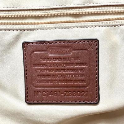 Buttery Soft Brown Leather Coach Bag