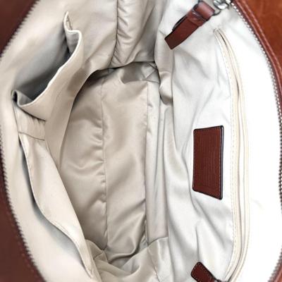 Buttery Soft Brown Leather Coach Bag