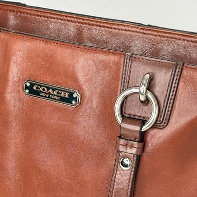 Buttery Soft Brown Leather Coach Bag
