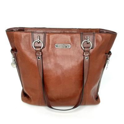 Buttery Soft Brown Leather Coach Bag