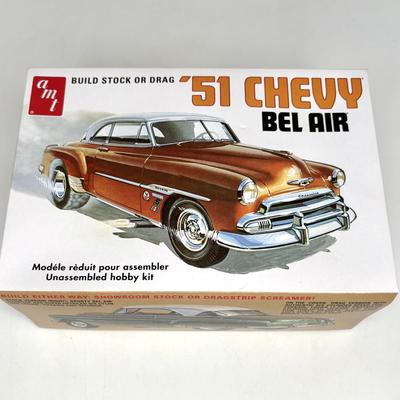 ‘51 Chevy Bel Air Unassembled Hobby Kit