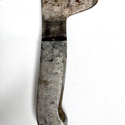 Set of 2 Vintage Meat Cleaver Knives