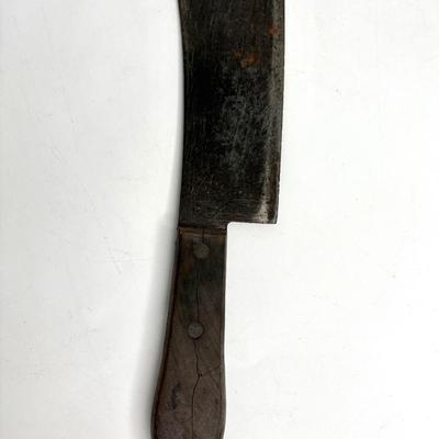 Set of 2 Vintage Meat Cleaver Knives