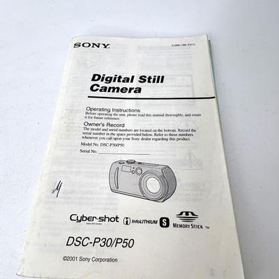Sony Cybershot Digital Still Camera - DSC-P50