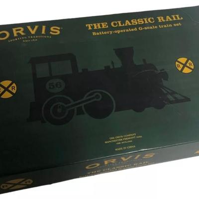 The Classic Rail Battery Operated G-Scale Train Set by ORVIS - New in the Box