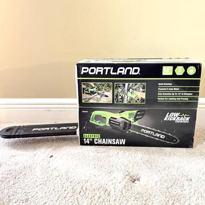 Portland 9 Amp, 14 in. Electric Chainsaw