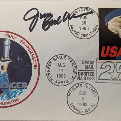 James Buchli Signed NASA 25th Anniversary Challenger First Day Cover 