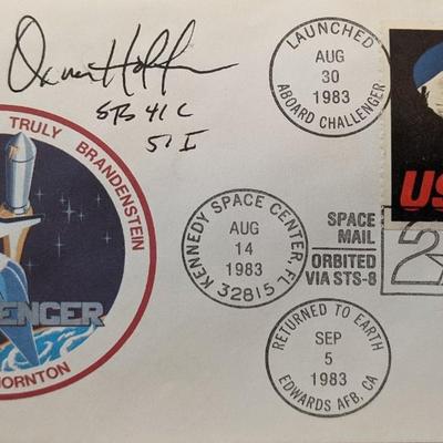 Jeffrey Hoffman Signed NASA 25th Anniversary Challenger First Day Cover 