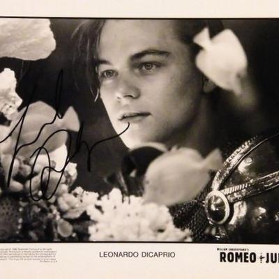 Leonardo DiCaprio signed Romeo and Juliet photo 
