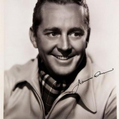 James Dunn signed portrait photo 