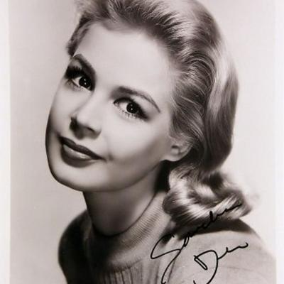 Sandra Dee signed portrait photo 