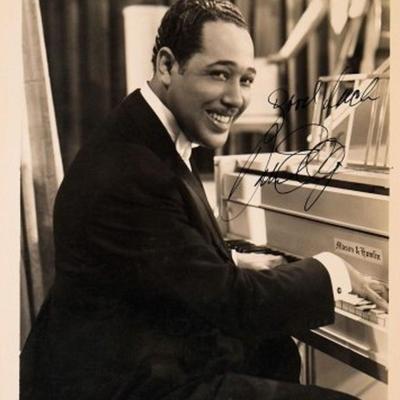 Duke Ellington signed promo photo 