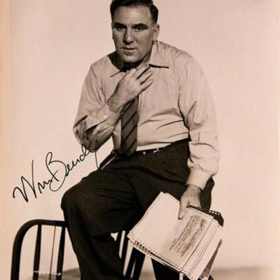 William Bendix signed promo photo 