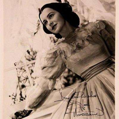Gone With The Wind Olivia De Havilland signed movie photo 