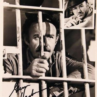 Gene Hackman signed promo photo 