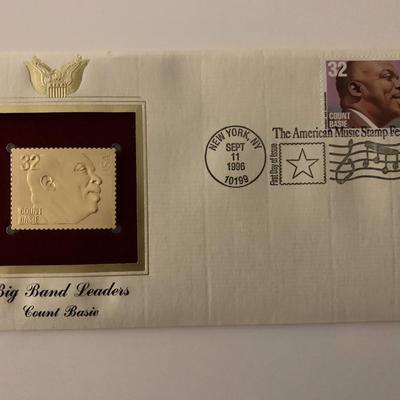Big Band Leaders: Count Basie - First Day Cover - New York, NY. - 1996