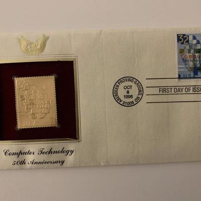 Computer Technology 50th Anniversary - First Day Cover - Aberdeen Proving Ground, MD. - 1996