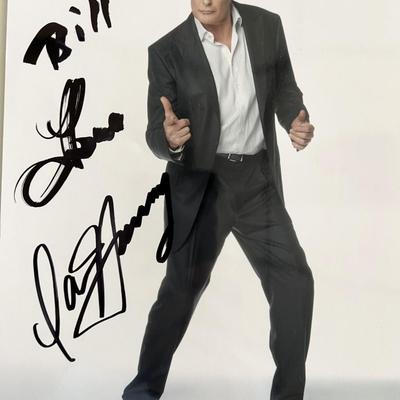 David Hasselhof signed photo