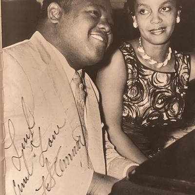 Fats Domino signed Don't You Know booklet