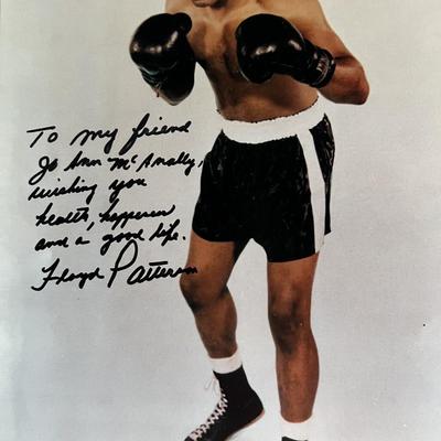 Floyd Patterson signed photo