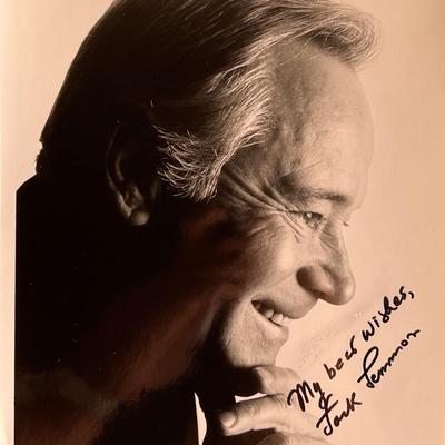 Jack Lemmon signed photo