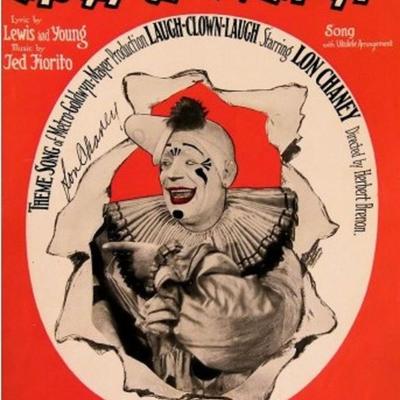Lon Chaney Sr. signed sheet music