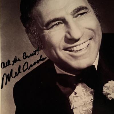 Mel Brooks facsimile signed photo. 8x10 inches