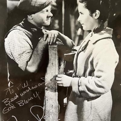 Mickey Rooney signed photo