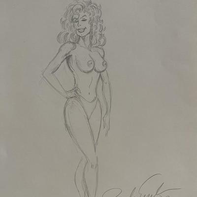 Randy Earl hand drawn sketch