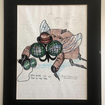 Spy-Eye the Fly Original Art - 1984 McCarthy- Eaton 