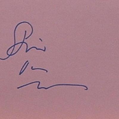 Stevie Van Zandt signature slip