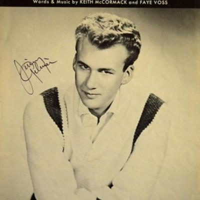 Jimmy Gilmer signed sheet music