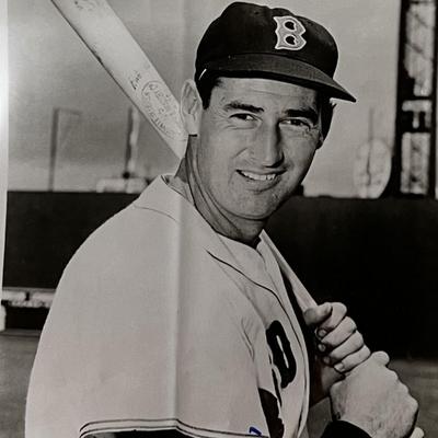 Ted Williams signed photo 