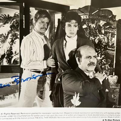Charles Bronson signed movie photo 