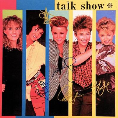 The Go- Go's Talk Show signed album 