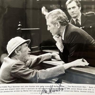 John Huston signed movie photo