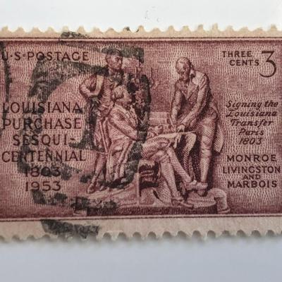 1953 3¢ Louisiana Purchase Sesquicentennial Stamp