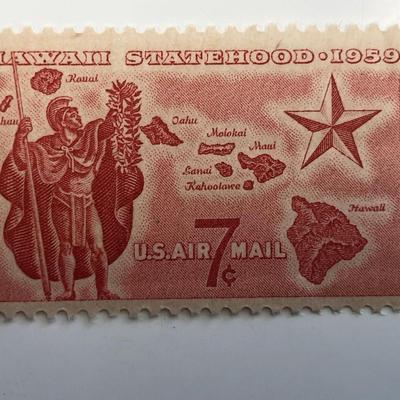 1959 7c Hawaii Statehood Stamp