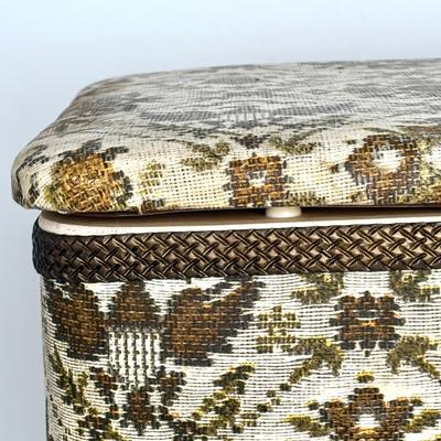 Vintage Hawkeye Redmon Standing Sewing Box With Storage